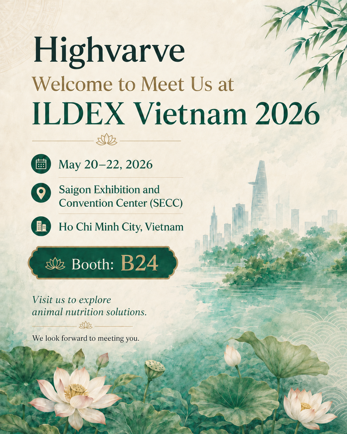 Highvarve to Exhibit at ILDEX Vietnam 2026